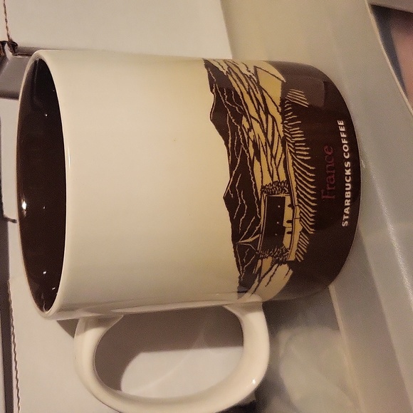 2011 STARBUCKS FRANCE COFFEE MUG GLOBAL ICON  16OZ - Picture 2 of 3